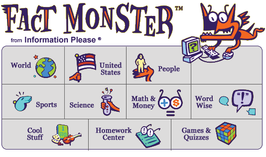 Fact Monster: Encyclopaedia for kids