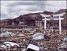 Nagasaki dopo il bombardamento